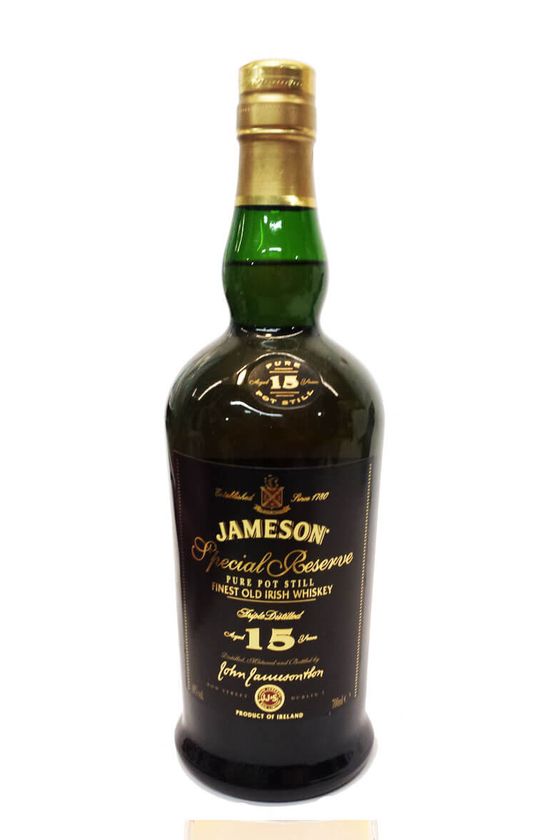 Best Irish Whiskeys Jameson 15 year old