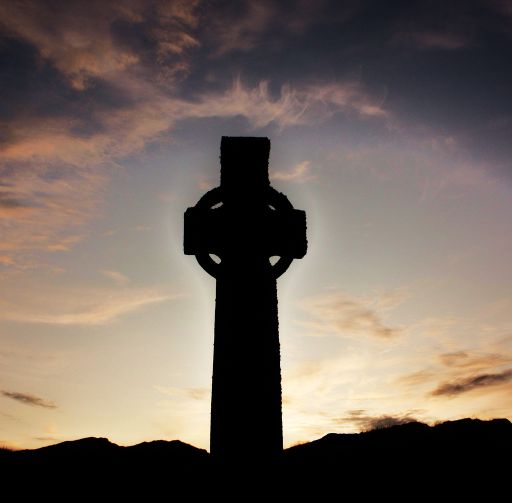 Celtic Cross picture St Martin's, Iona, Scotland