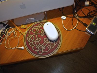 Celtic Knot design on Mouse mat