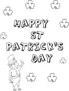 leprechauns with shamrocks and wish