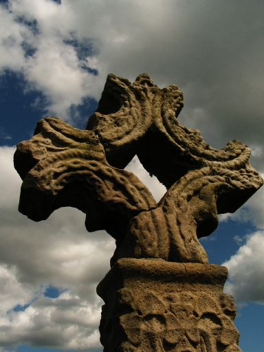 Old Celtic High Cross Devinish Island Co Fermanagh